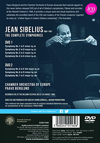 CHAMBER ORCHESTRA OF - COMPLETE SYMPHONIES - DVD image 2