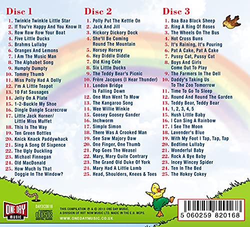 Various Artists - 75 Children's Favourites (Music CD) - CD image 2