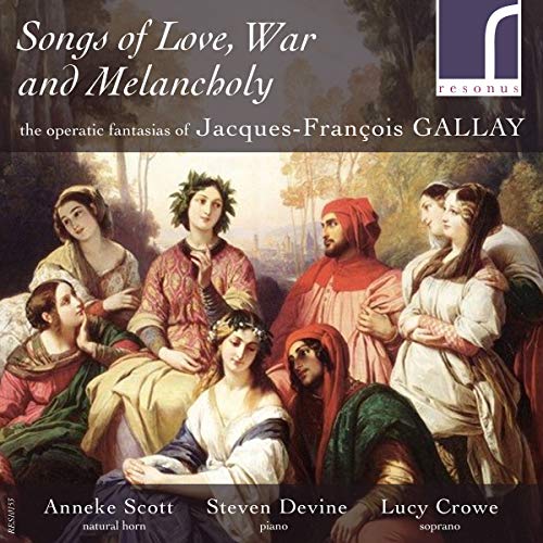 Jacques-Francois Gal - Songs of Love War and Melancholy - CD image 1