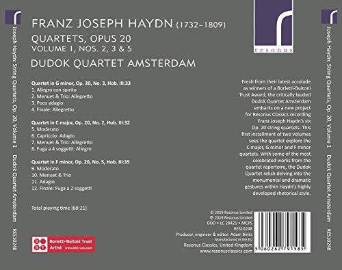 Joseph Haydn - Haydn: Opus 20 (Nos. 2 3 and 5) - CD image 2
