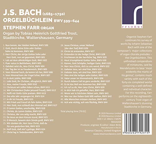 BACH - :ORGELBUCHLEIN - CD image 2