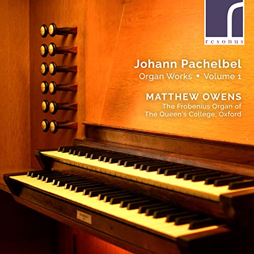 OWENS - PACHELBEL:ORGAN WORKS 1 - cd image 1
