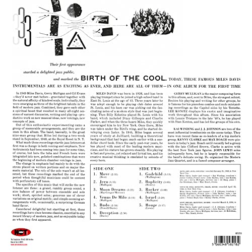 Miles Davis - Birth Of The Cool - Vinyl Record image 2