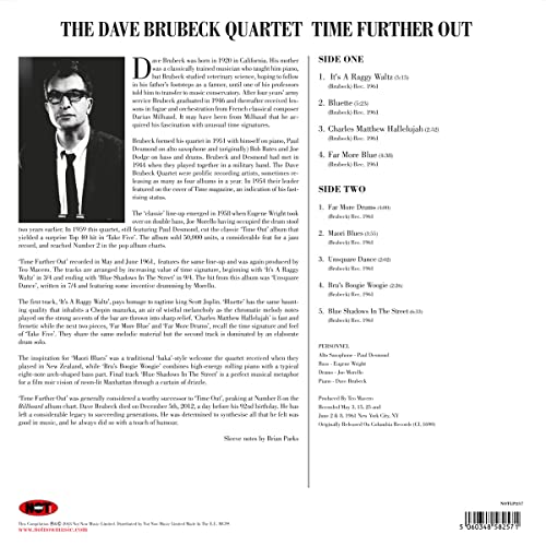 BRUBECK - TIME FURTHER OUT (180G GREEN VINYL) - Vinyl Record image 2
