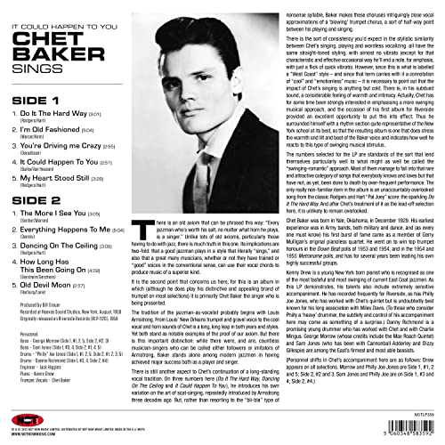 CHET BAKER - Sings - It Could Happen To You (Green Vinyl) - Vinyl Reco image 2
