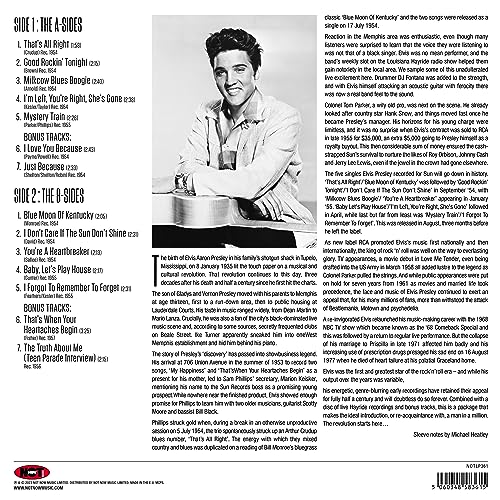 ELVIS PRESLEY - Sun Singles Collection (Yellow Vinyl) - Vinyl Record image 2
