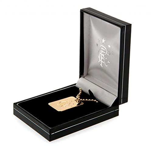 Rangers FC - Gold Plated Dog Tag & Chain - Gold Plated image 3