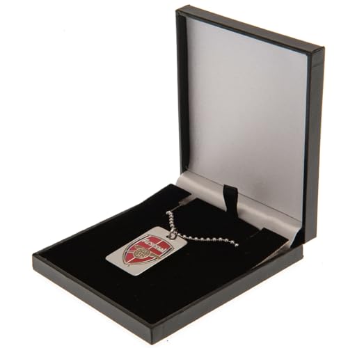 Arsenal FC - Enamel Crest Dog Tag & Chain - Stainless Steel image 4