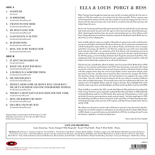 Ella Fitzgerald and - Porgy and Bess - Vinyl Record image 2