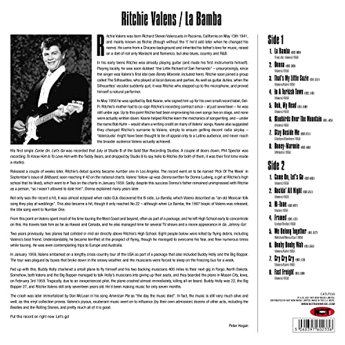 RICHIE VALENS - La Bamba - Vinyl Record image 2