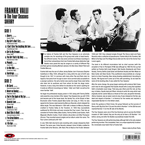FRANKIE & THE FOUR S - Sherry - Vinyl Record image 2