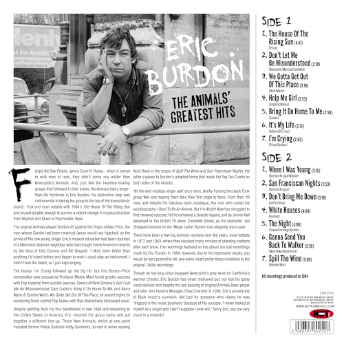 ERIC BURDON - Animals Greatest Hits - Vinyl Record image 2