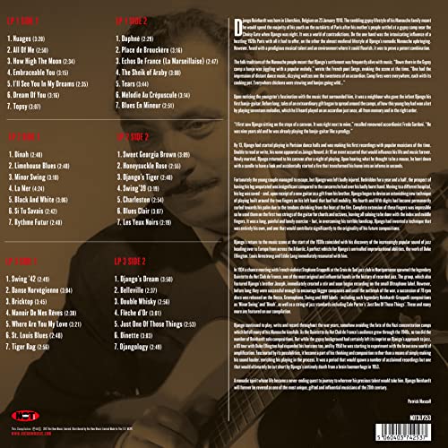 DJANGO REINHARDT - GYPSY JAZZ - Vinyl Record (Coloured Vinyl) image 3