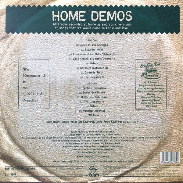 MARC BOLAN - MISFORTUNE GATEHOUSE:HOME DEMOS VOLUME 4 - Vinyl Record image 2