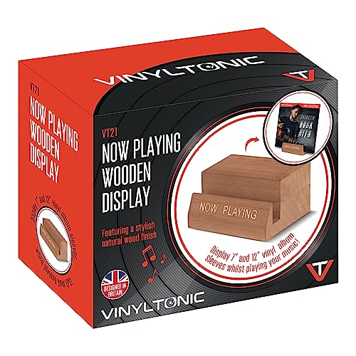 VINYLTONIC - Now Playing Wooden Stand - Record Stand image 2