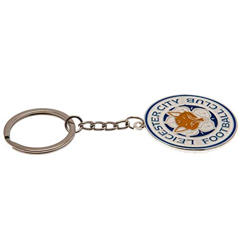 Leicester City FC - Keyring - keyrings - Keyrings - Approx 40mm x 40mm image 3