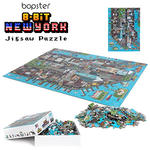 Bopster 8-Bit Pixel Jigsaw Puzzle New York - Non-book item image 4