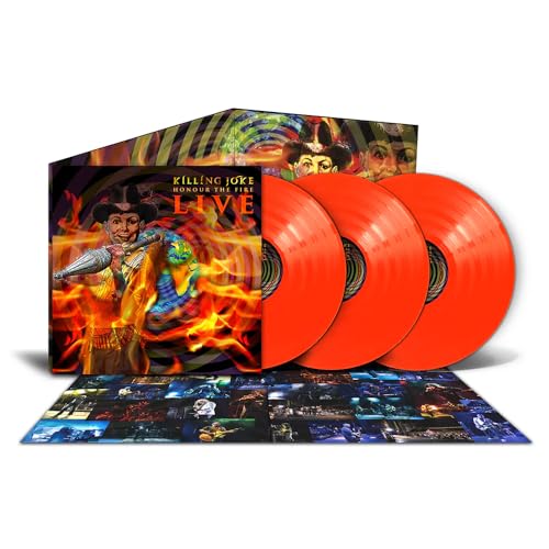 KILLING JOKE - HONOUR THE FIRE LIVE [FLAME ORANGE VINYL 3LP] - Vinyl Re image 1