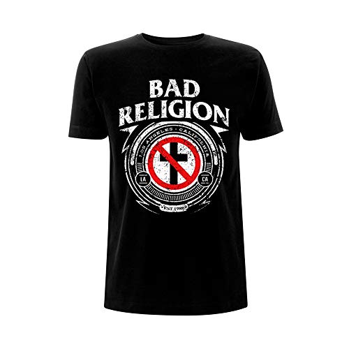 BAD RELIGION - BADGE - tshirt - T Shirt - Size S image 1