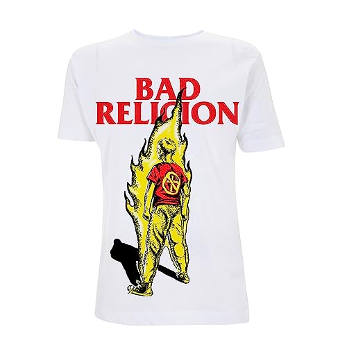 BAD RELIGION - BOY ON FIRE - tshirt - T Shirt - Size S image 1