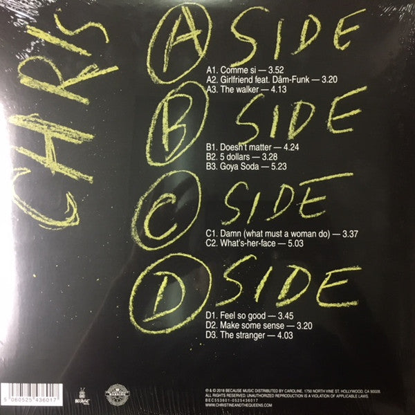 Christine And The Qu - Chris - Vinyl Record image 2