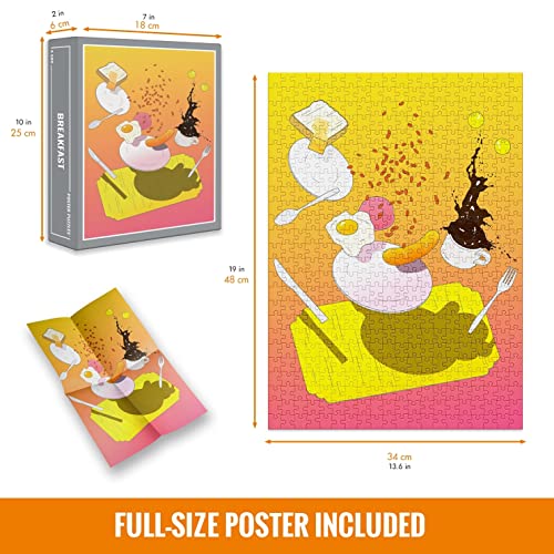 Breakfast Jigsaw Puzzle (500 pieces) - Non-book item image 2