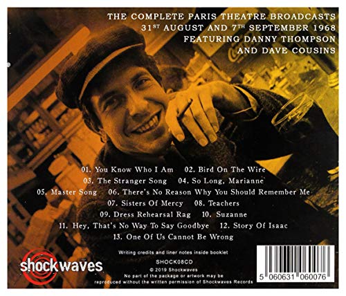 Leonard Cohen - Songs from the Old World - CD image 2