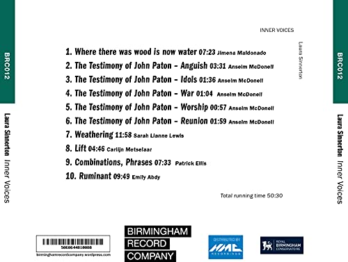 LAURA SINNERTON - INNER VOICES - cd image 2
