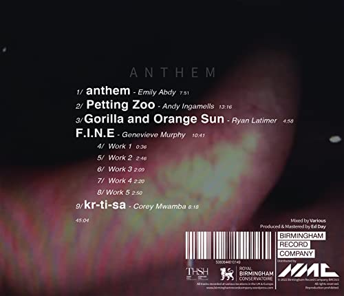 CITY OF BIRMINGHAM S - ANTHEM - CD image 2