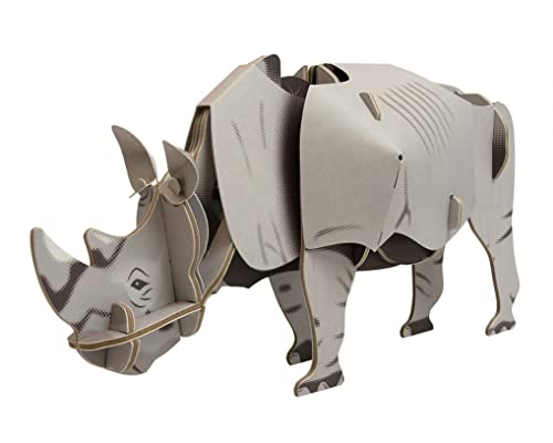 Mini Build - White Rhino - Mixed Media image 1