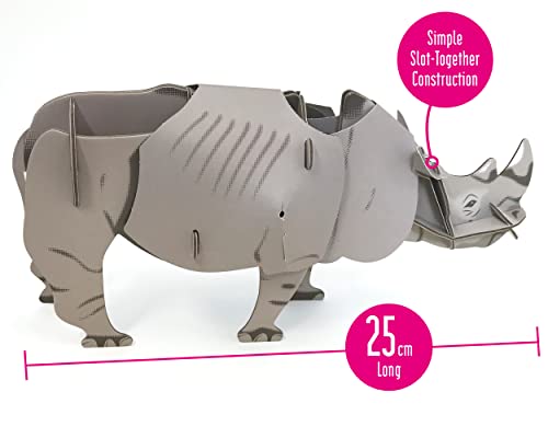 Mini Build - White Rhino - Mixed Media image 2