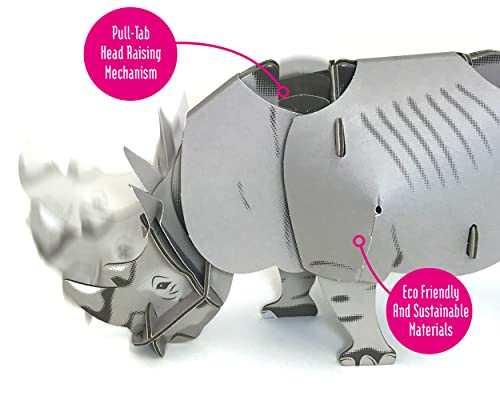 Mini Build - White Rhino - Mixed Media image 4