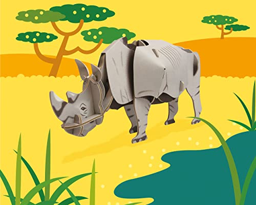 Mini Build - White Rhino - Mixed Media image 7
