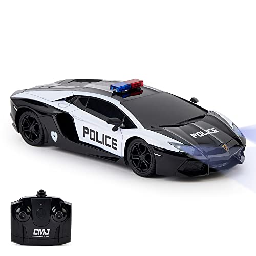 Lamborghini - Aventador Radio Controlled Car 1:24 Scale Police - Radio image 2