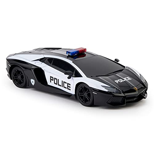 Lamborghini - Aventador Radio Controlled Car 1:24 Scale Police - Radio image 3