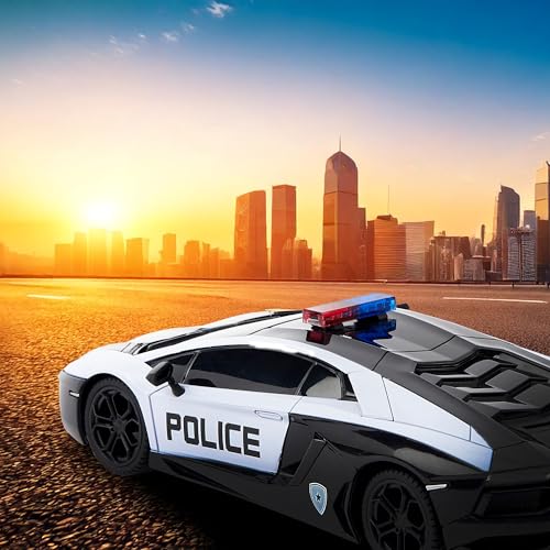 Lamborghini - Aventador Radio Controlled Car 1:24 Scale Police - Radio image 6