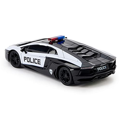 Lamborghini - Aventador Radio Controlled Car 1:24 Scale Police - Radio image 8