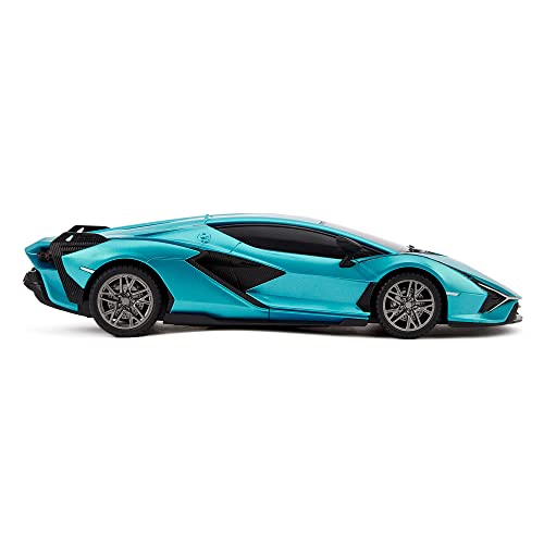 Lamborghini - Aventador Radio Controlled Car 1:24 Scale Sian Blue - Ra image 4