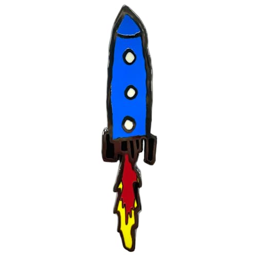 Rocket & Planet Pin Badge Set - Non-book item image 1