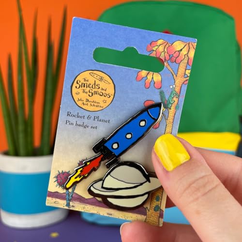 Rocket & Planet Pin Badge Set - Non-book item image 3