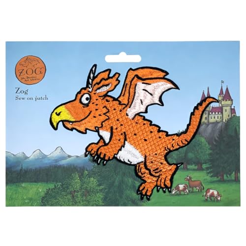 Zog Flying Left Sew On Patch - Non-book item image 4