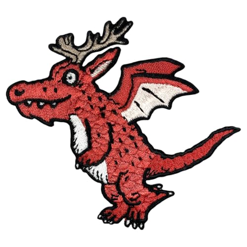 Red Dragon Sew On Patch - Non-book item image 1