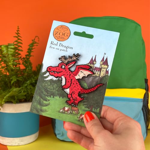 Red Dragon Sew On Patch - Non-book item image 3