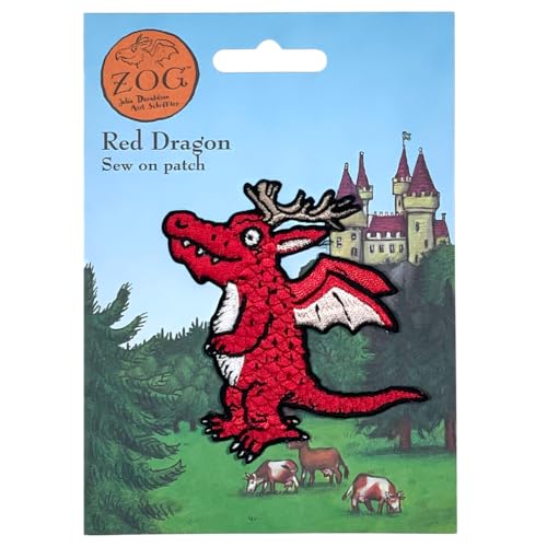 Red Dragon Sew On Patch - Non-book item image 4