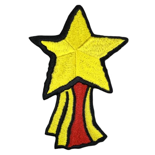 Golden Star Sew On Patch - Non-book item image 1