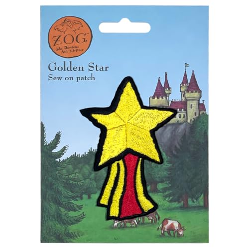 Golden Star Sew On Patch - Non-book item image 3