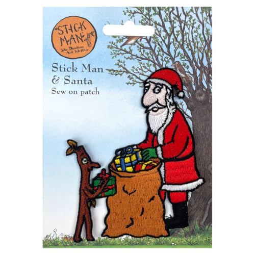 Stick Man & Santa Sew On Patch - Non-book item image 4
