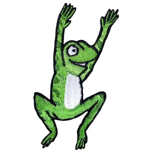 Frog Character Sew On Patch - Non-book item image 1