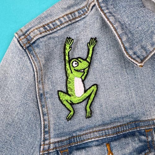 Frog Character Sew On Patch - Non-book item image 2