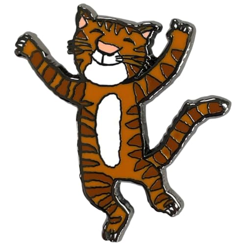 Cat Character Pin Badge - Non-book item image 1